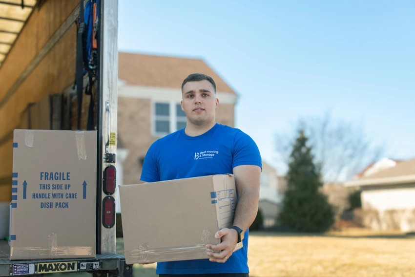 Best Moving & Storage team performing a local move in Chicago