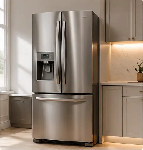 Large refrigerator requiring professional moving
