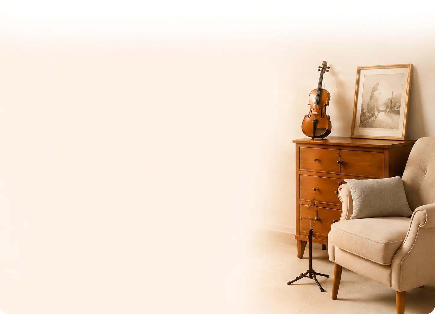 Furniture, artwork, and musical instruments suitable for climate-controlled storage