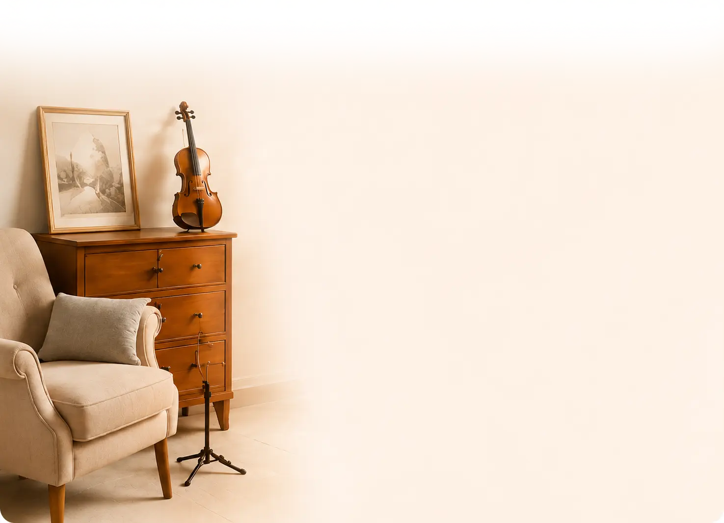Furniture, artwork, and musical instruments suitable for climate-controlled storage